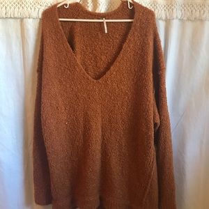 Burnt orange lengthy sweater